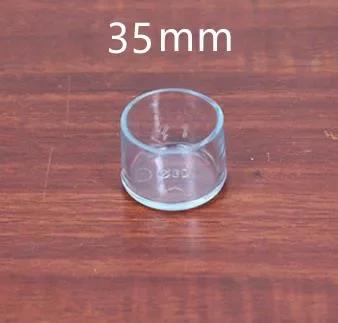 16Pcs Furniture Leg Foot Protector Transparent Table And Chair Foot Cover Silicone Wear-resistant Cap Protect Floor