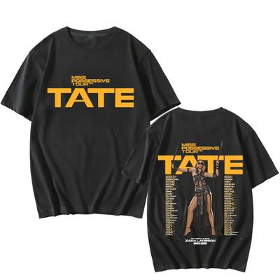 Tate McRae T-shirt Korte Mouw Hip Hop Vintage Katoen T-shirt Grafische Print Mode Gothic T-shirt Ropa De Mujer Punk Tops