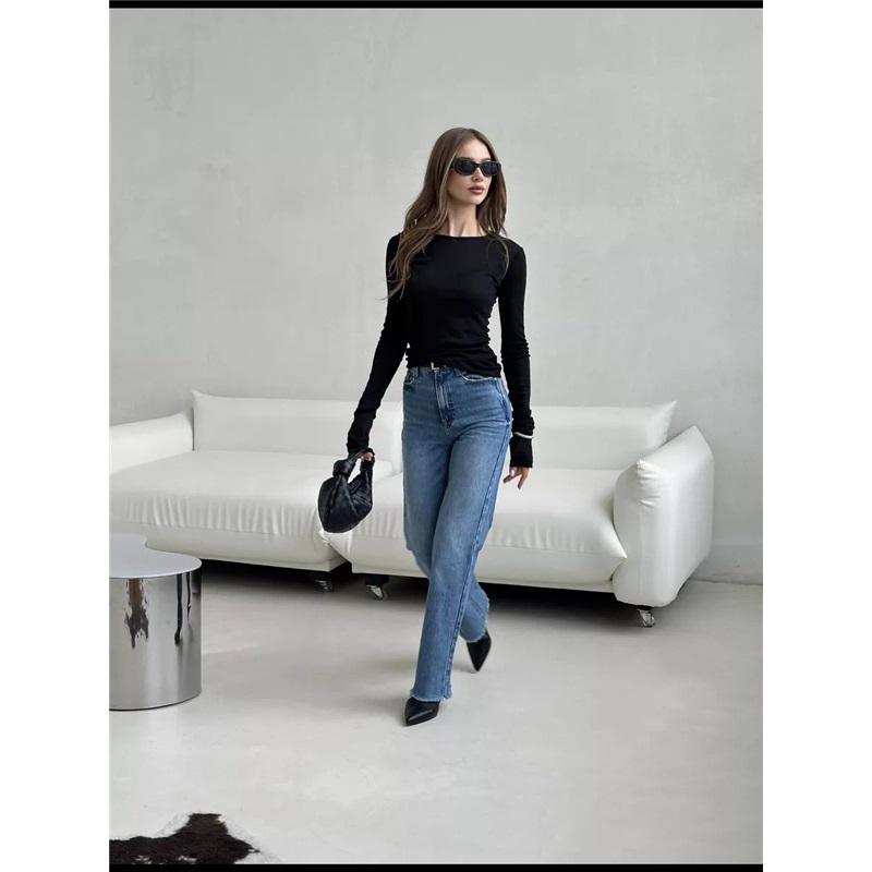 Tooxika Spring Retro 3D Printed Sexy One Shoulder Pleated Slim Fit T-shirt For Women