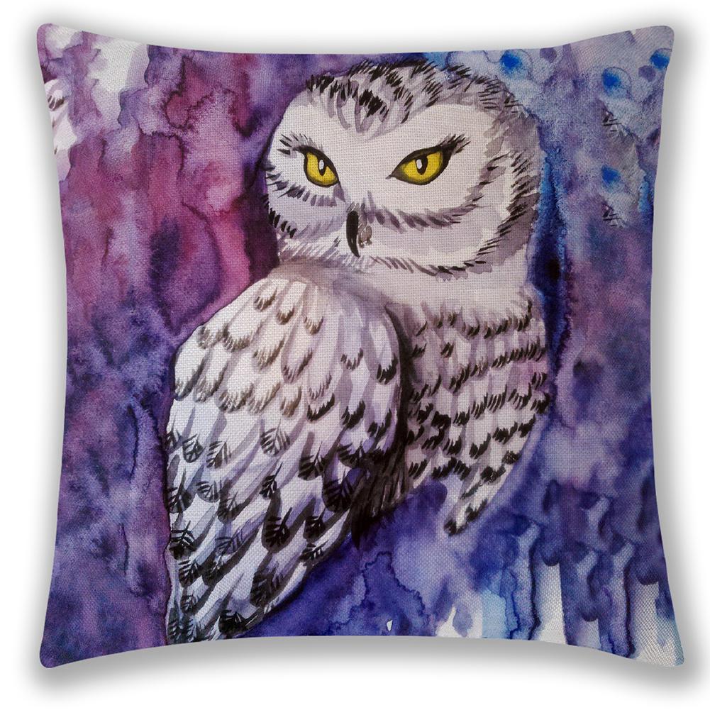 Vintage Cotton Owl Linen Pillow Case Sofa Waist Throw Cushion Cover Home Decor Vintage Cotton Owl Linen Pillow Case Sofa Waist Throw Cushion Cover Home Decor