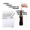 2pcs Stainless Steel Wine Chiller Stick, Aerator, Decanter, Cooler for Wine