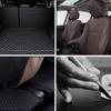 1M Embroidery Faux Leather Fabric Thick Sponge Quilted PVC Leather Fabric For Diy Upholstery Furniture Car Interior Material
