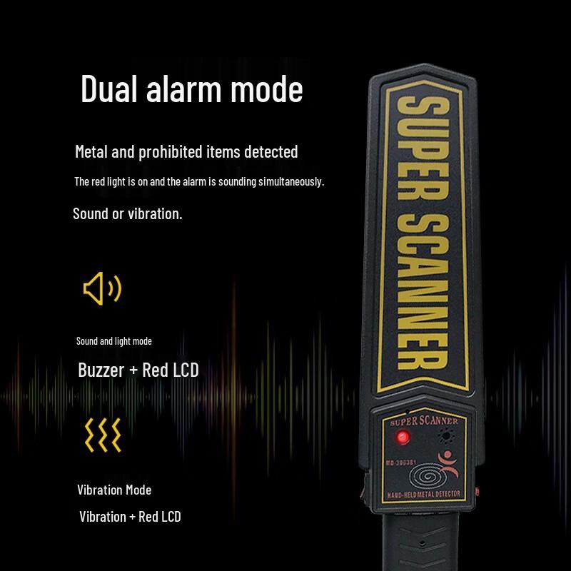 GEPAD TC-101 Handheld Metal Detector CN plug (adapter included)