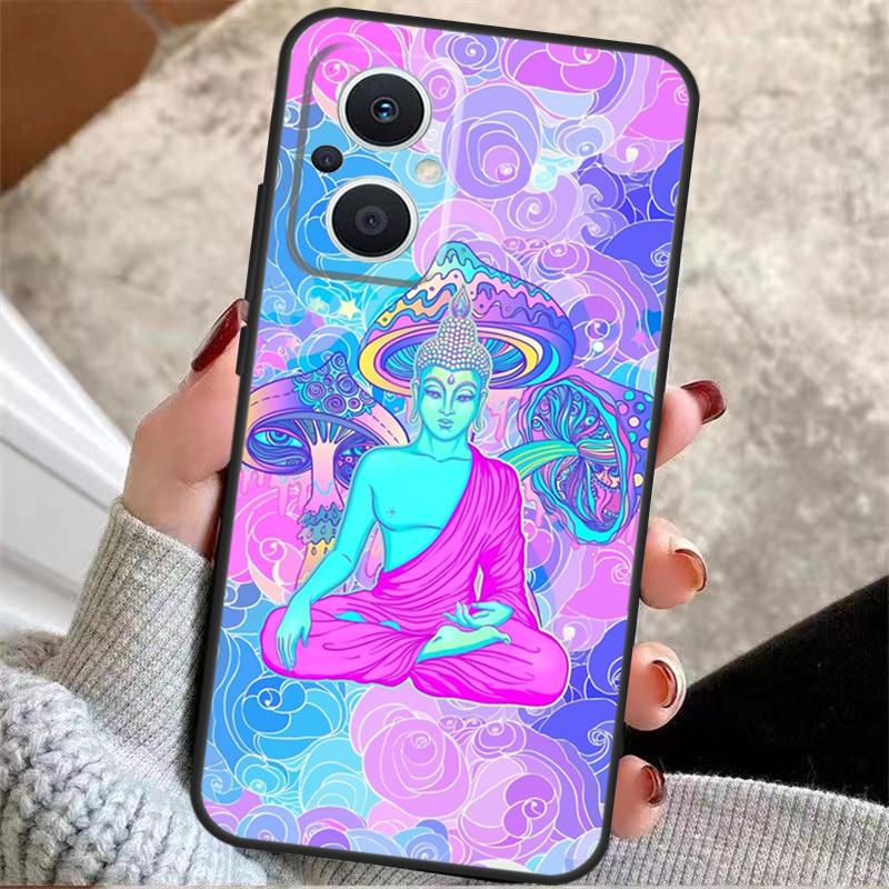 Trippy Gautama Buddha For OPPO Reno 14F 13F 12F 11F 8T 10 11 12 13 14 Pro 7 8 Lite OPPO Find X8 X6 X5 X9 Pro Case