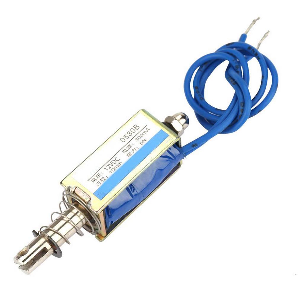 Automatisierungssteuerung 61224V DC 300mA DC Zug-Elektromagnet 5N Rückzugsbereich 10mm(12V)