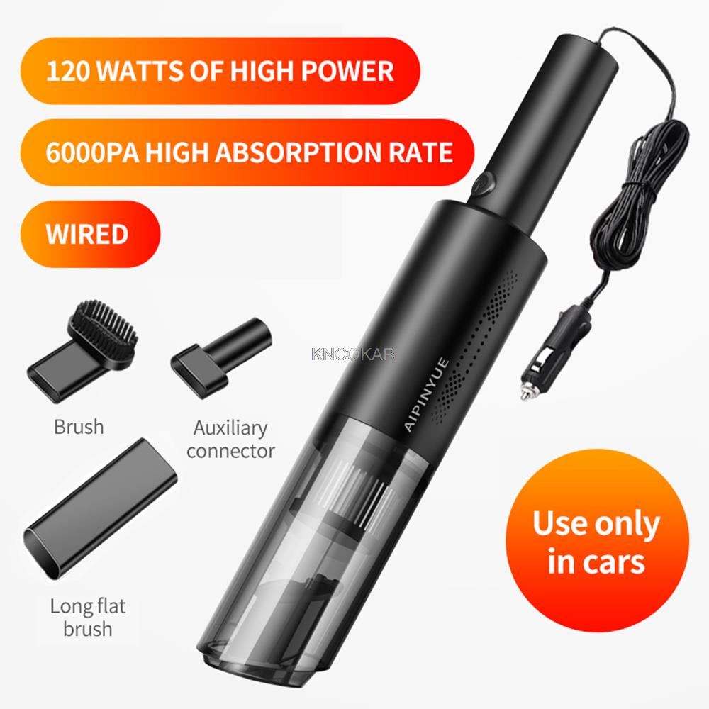 Home Vacuum Cleaner Handheld Wireless with 6000pa Strong Suction Auto Portable Rechargeable Dust Catcher for Car/Office Cleaning