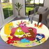 Babblarna Round Area Rug,Carpet Rug for Living Room Bedroom Sofa Playroom Decor,Non-slip Floor Mat28