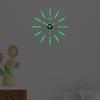 Wanduhr leuchtet im Dunkeln, selbstklebend, verstellbar, DIY, leuchtende Wand, Acryl, Uhr, Aufkleber, Heimdekoration