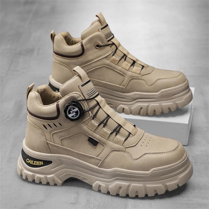 Autumn high-top Martin boots British retro outdoor shoes platform non-slip sports casual short boots