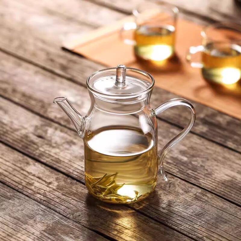 Lu Fenglai Imitation Song Heat-Resistant Glass Teapot