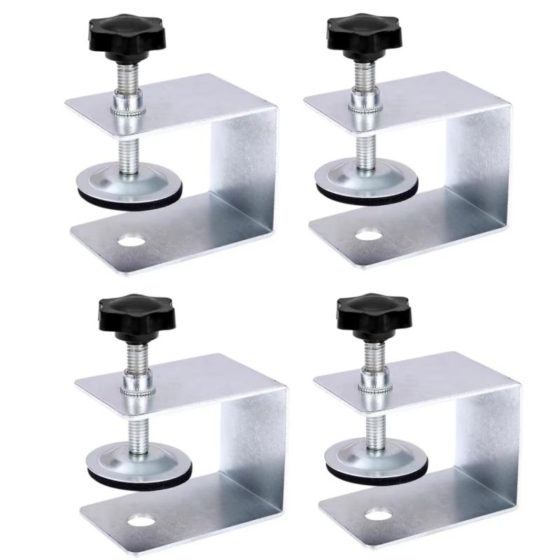 2/4PCS Woodworking Jig Cabinet Tool Home Furniture Steel Drawer Front Installation Clamps Drawer Panel Clips Carpentry Tools