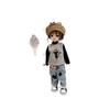6-Point BJD Doll Clothes: Casual Hoodie Set for Handsome Boy & Girl Dolls