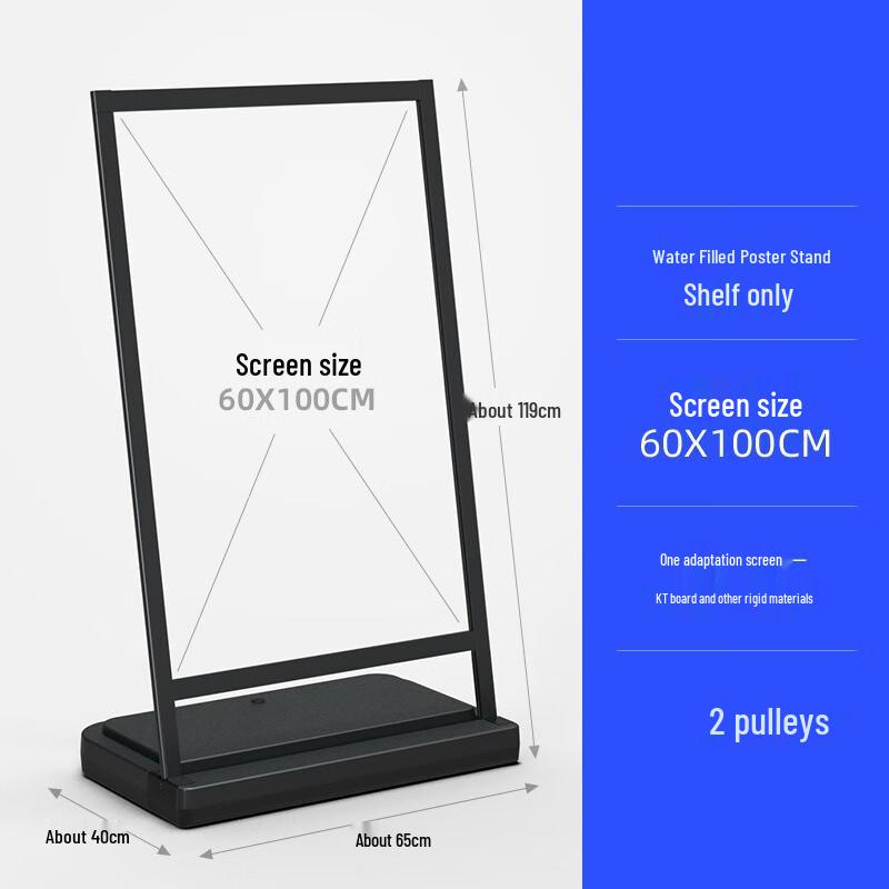 Lilang Windproof Poster Display Stand