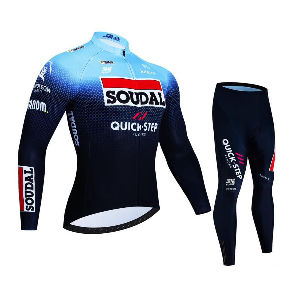 Men's Cycling Clothes Men's Quick-drying Fleece Cycling Clothes Bicycle New 2026 autumn breathable cycling suit