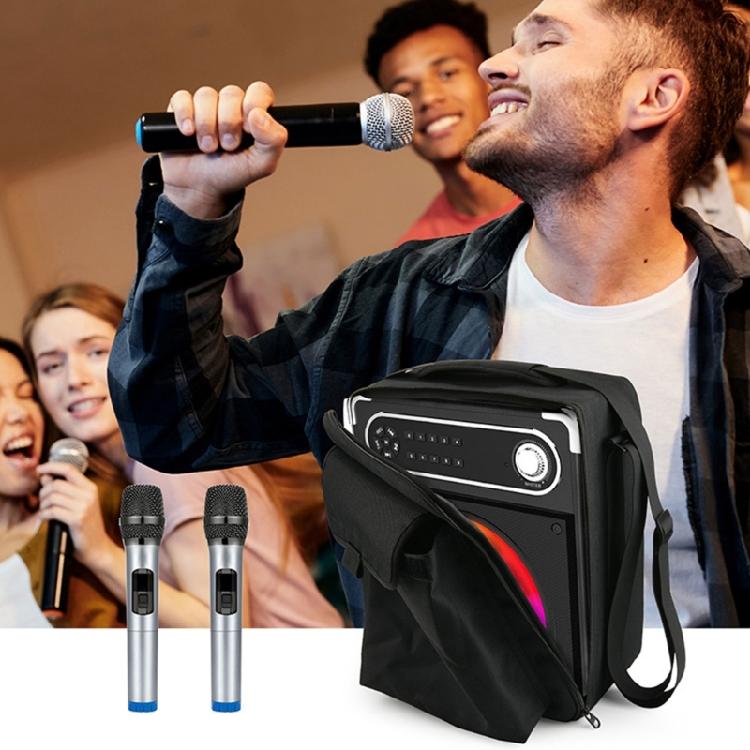 Speakers Guard Shoulder Bag For JYX Karaoke Machine With Microphones Organizing Pocket for Enthusiasts Music Lover