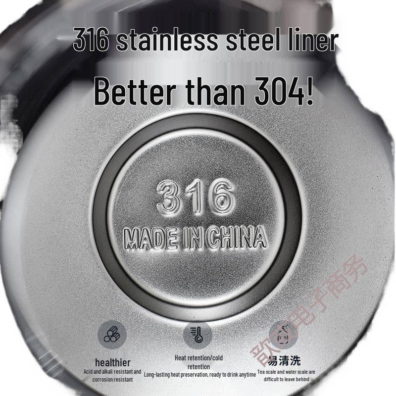 High-End Double-Layer Stainless Steel Insulated Kettle – Anti-Scald Hot Water Pot for Household and Commercial Use