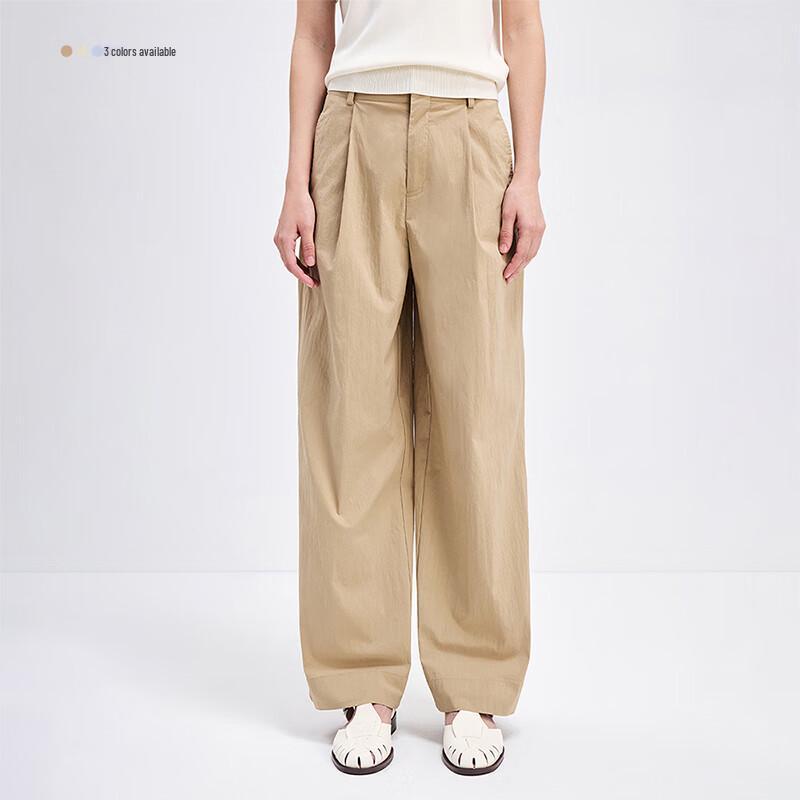 Navigare Women's Thin Casual Straight-Leg Pants