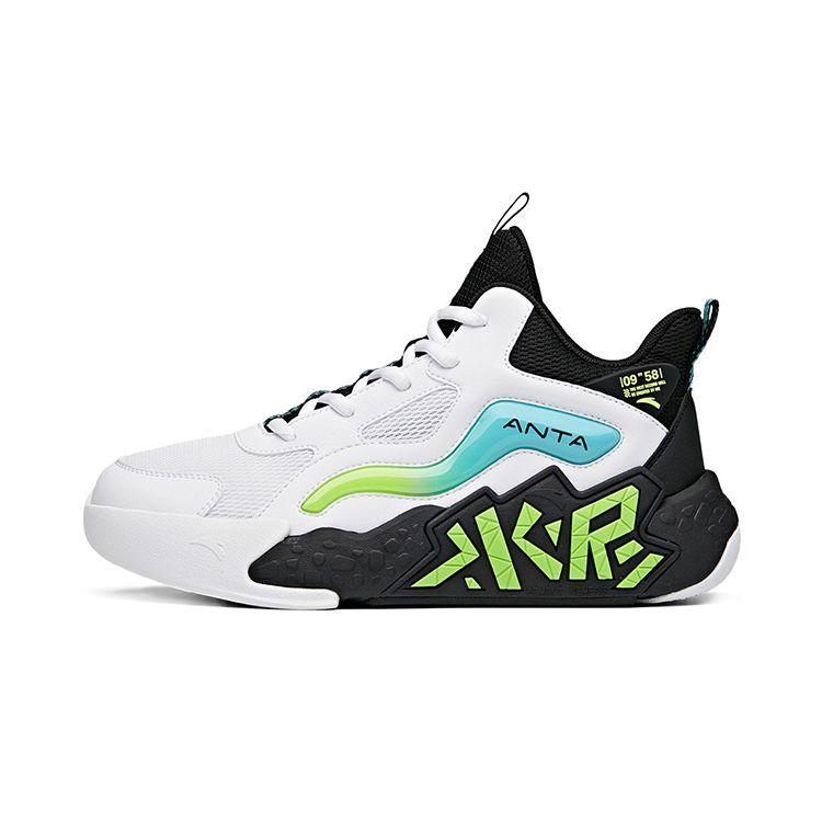 

Anta Детская синтетическая кожа Ткань сетка Амортизация Средний верх Повседневная обувь Детская повседневная обувь Черный Белый Зеленый A312131110-3 39
