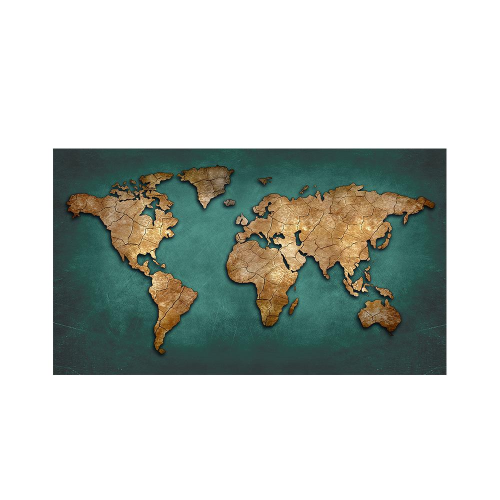 

Современное украшение стены, художественная карта мира, холст, картина, HD печать, плакаты и принты, холст, настенные художественные фотографии, домашний декор для гостиной 20x40cm NoFrame