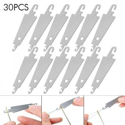 30 Pcs Stainless Steel Cross-Stitch Threading  Threader Sewing Tool Cross Stitch Tool