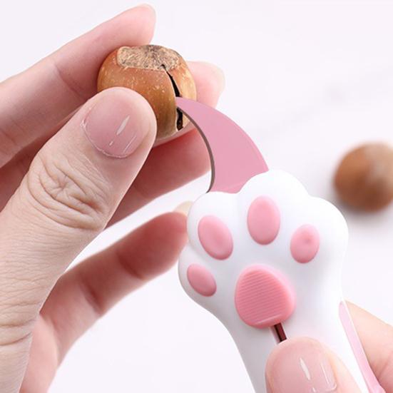 Cat Claw Knife Retractable Cute Cat-Shaped Packing Tape Cutter for Women Portable Unpacking Tool Practical Gift for Cat Lovers And Girls