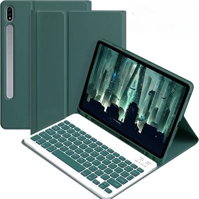 For Samsung Tablet Case for TabA9 with Pen Slot Bluetooth Keyboard Stand Cover