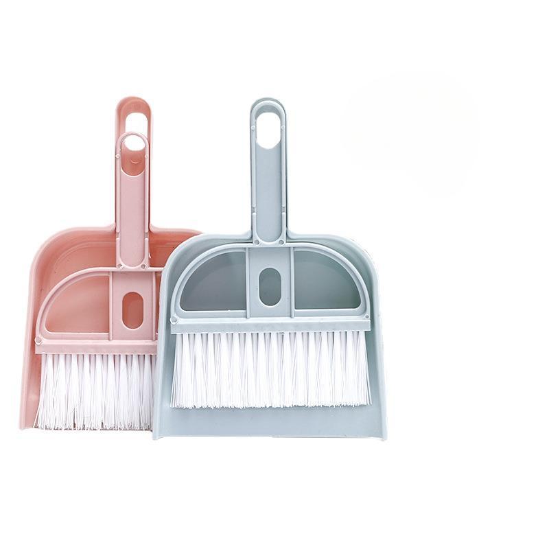 Pet Cleaning Kit Mini Brooms Dustpans Household Desktop Dust Brush Window Sill Cleaning Brush Dog Cat Pet Cleaning Tool Supplies