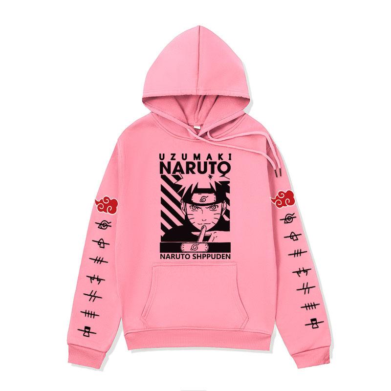 Men's clothing, cartoon sweater, Naruto series hoodie, coat men