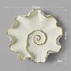 Shaped Leaf Sophisticated Resin Wall Hanging For Elegant Home Bedroom Decor