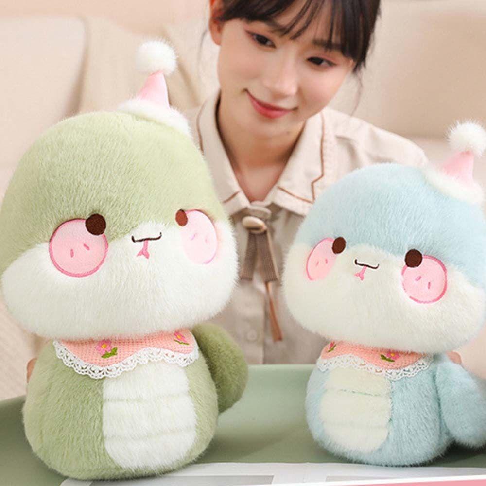Stuffed Snake Plush Doll Toy Cute Lucky Snake Plushies Doll Company Annual Meeting