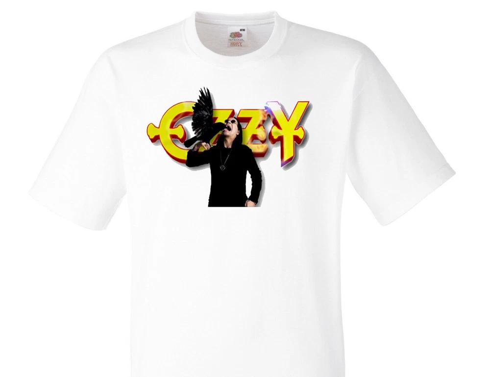 Ozzy Osbourne Metal Rules Rock Fun White Tshirt 017 S