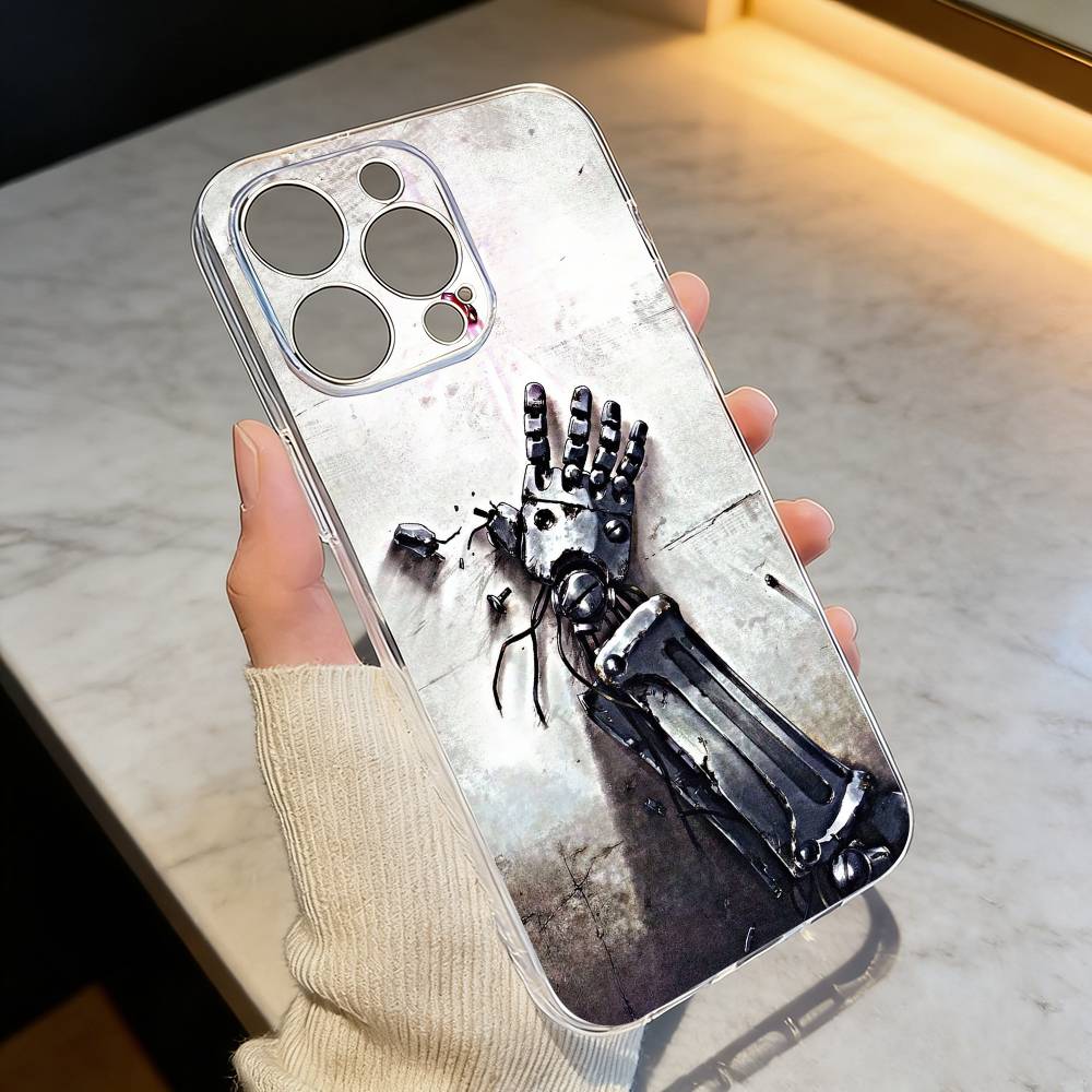 

Edward Elric Fullmetal Alchemist Anime Phone Case Transparent Silicone Soft For iPhone 17 16 15 14 13 12 11 Mini Pro Max Plus iPhone16plus