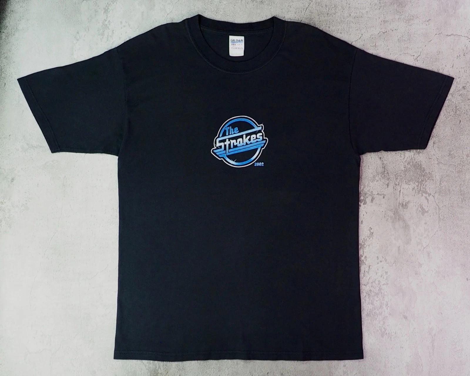 Vintage Early 2002 The Strokes The Wykyd Sceptre Tour Shirt Size L S