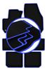 CARLUX-BLUE Car Mats For: Opel Zafira B Minivan (2005-2014)