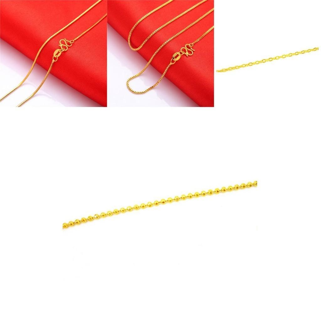 Gold Plated Water Wave Necklace Stylish Thin Chain For Any Occasion**