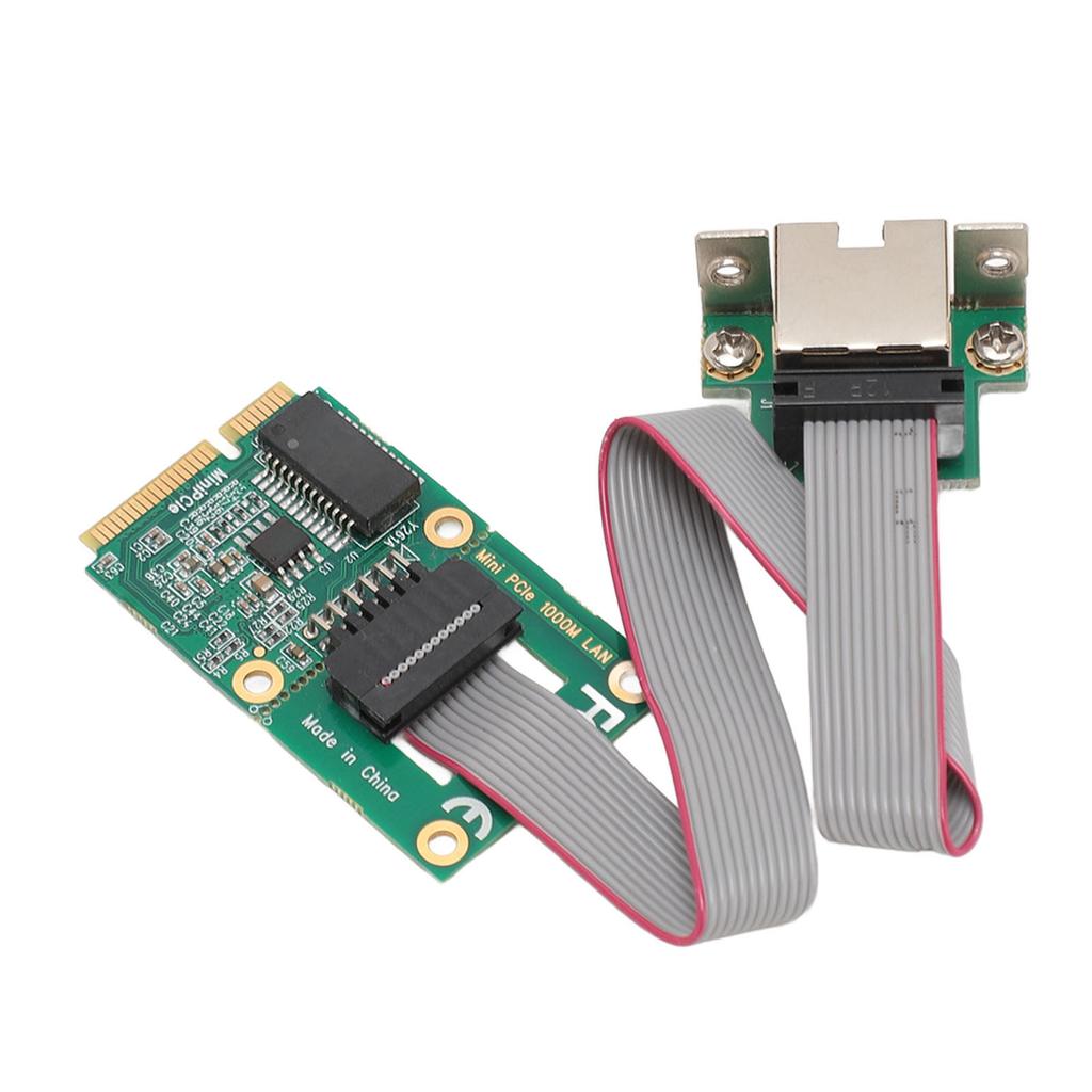Mini PCI‑E Network Card Bent Pin Gigabit Single Port I210AT Chip GBE Ethernet RJ45 Network Expansion Card