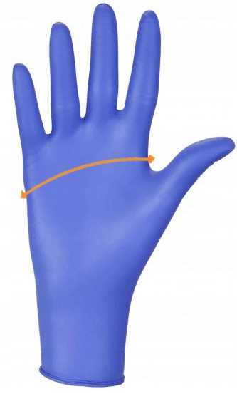Nitrile Gloves 100 Pcs Nitrylex Basic Dark Blue 7