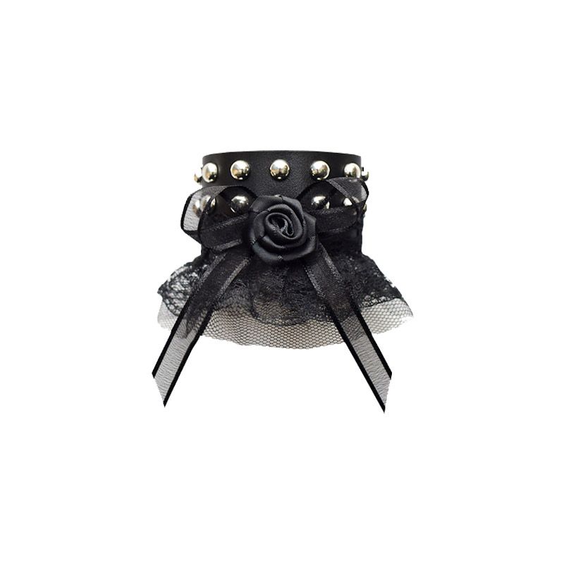 

Панк Готика Кружевные Перчатки Заклепки Аксессуары Лолита Black (S0088) single pack