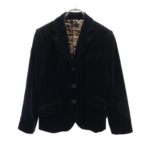 Paul Smith Velor Velor tailored jacket 40 black Women Used