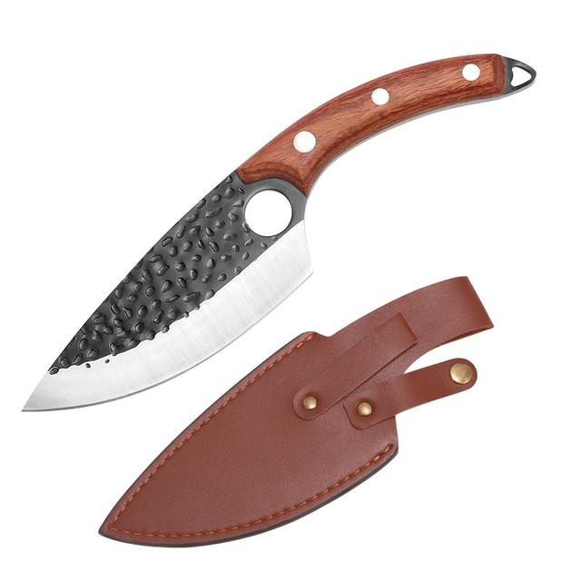 Meat Cleaver Hunting Knife Set Hand Forged Boning Knife Serbian Chef Knife Stainless Steel Kitchen Knife Butcher Fish Knife
