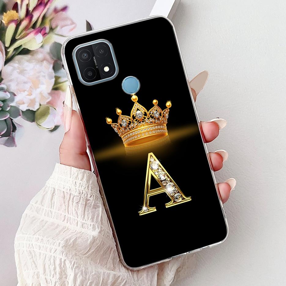 For Oppo A15 Case CPH2185 Stylish Letters Cover Clear Silicone Phone Case For Oppo A15s A 15 OppoA15 OppoA15s Soft Fundas Bumper