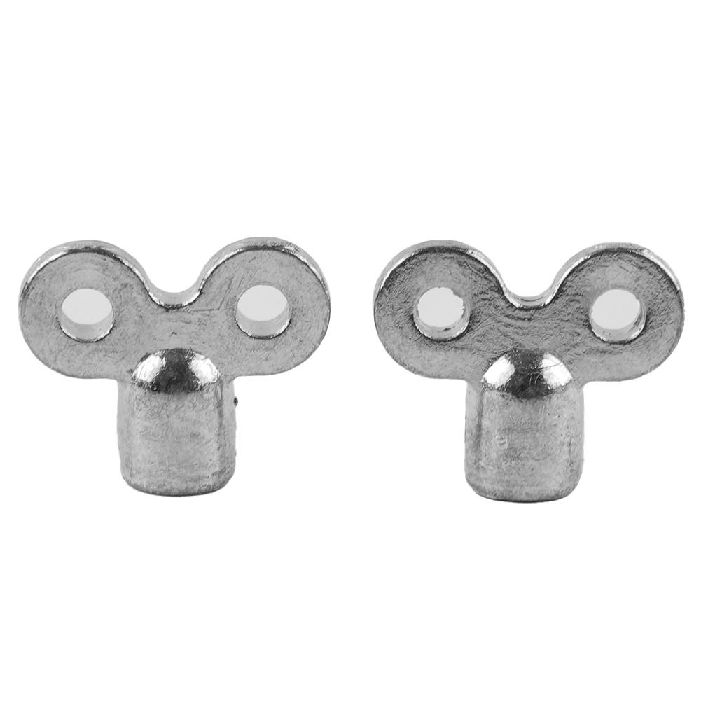 Exhaust Valve Key 5×5mm Shatterproof Material Silver Zinc Alloy