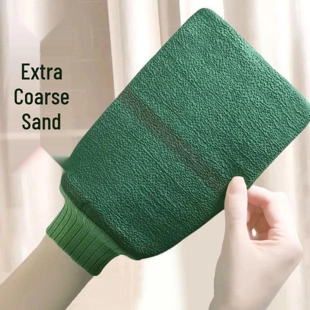 **"Intro Offer: Coarse Sand Bath Scrubber Gloves for Adults - Thickened for Effective Dead Skin Removal"**