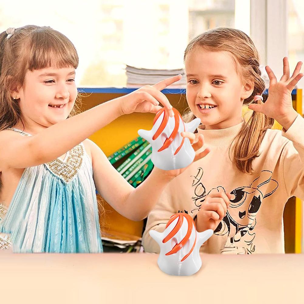 3D Printed Halloween Ghost Spiral Cone Fidget Toy Halloween Toys Spiral Perspective Sculpture Toys for Kids and Adults