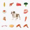 Juguete masticable duradero de lona para perros con diseño de verduras para horas de diversión