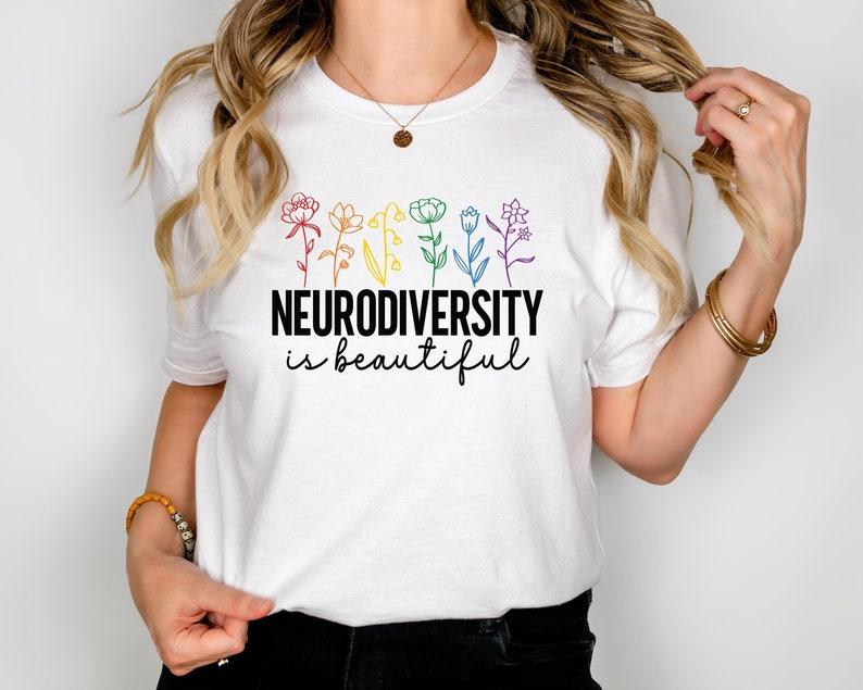 Neurodiversity Shirt Adhd Autism Shirt Unisextal Health Awareness Tshirt Autism TShirt Asd Shirt Autism Month Tee