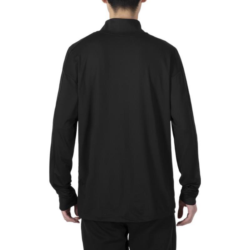 Nike Camisetas para Hombre Negras Cuello Alto Ajuste Recto Moderado DM5504-010