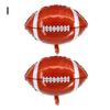 2Pcs Festival Balloons Inflatable Lightweight Multiple Ball Patterns Multi-style Reusable Decoration Aluminum Sports Themed Happy Festival Balloons