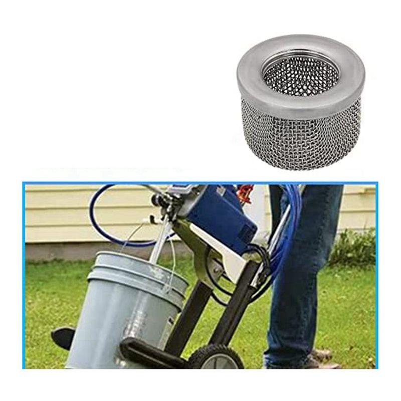 ABUL-4X 181072 Or 181-072 Inlet Strainer Screen Filter With 1In NPT Thread For 795 1095 Airless Paint Sprayer Suction Hose