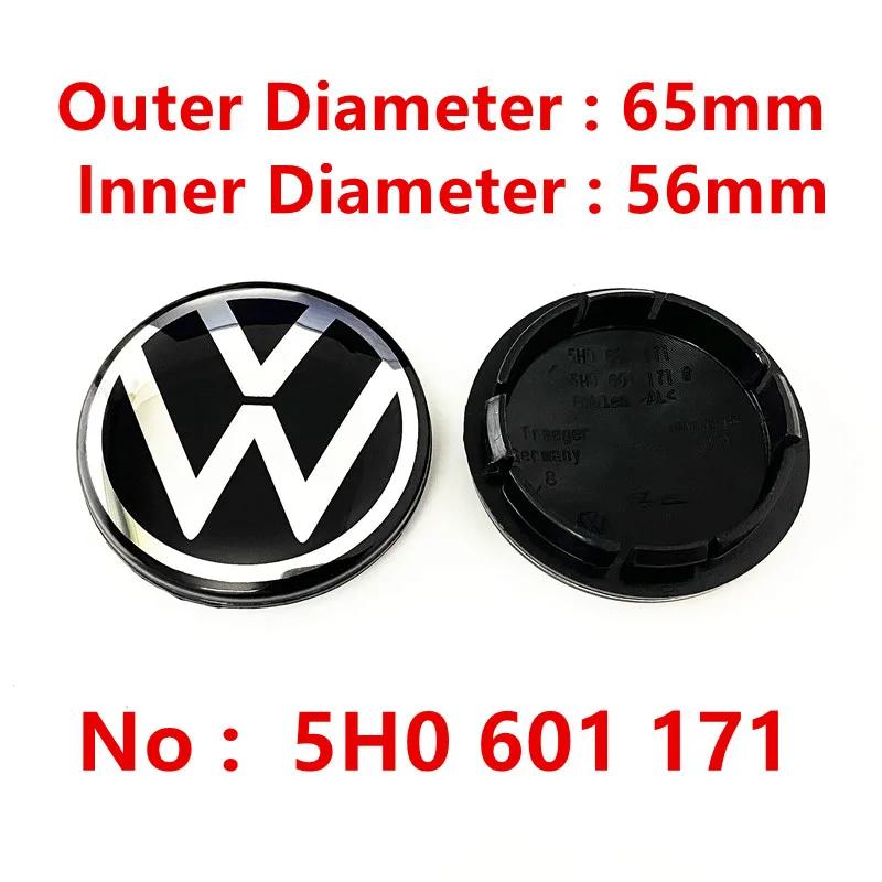 

2026 Hot For VOLKSWAGEN VW 20 Pcs 3B7 5G0 6H0 66mm 65mm VW Wheel Center Caps Rim Hubcap Dust-Proof Hub Covers Logo Badge Emblem